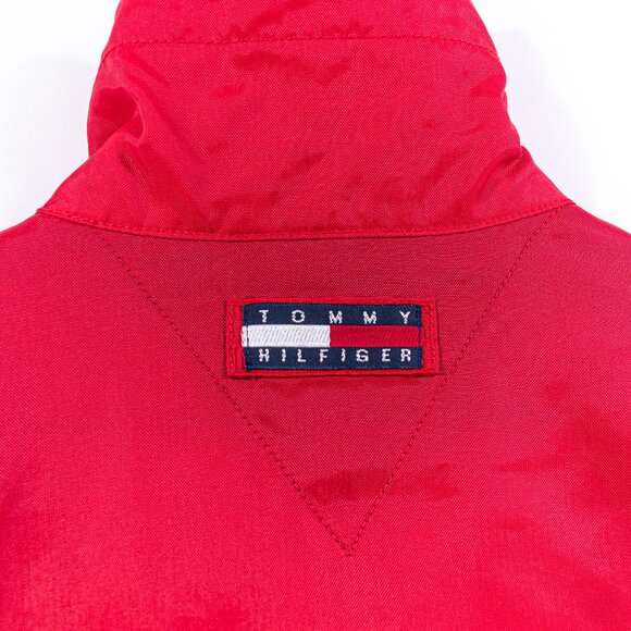 Tommy Hilfiger Flag Colorblock Windbreaker Jacket Large VTG Y2K Streetwear - Picture 5 of 12